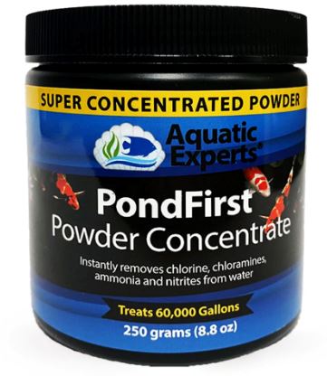 PondFirst - Concentrated Instant Dechlorinator for Fish Ponds, Makes Water Safe for Koi and Goldfish, Made in The USA