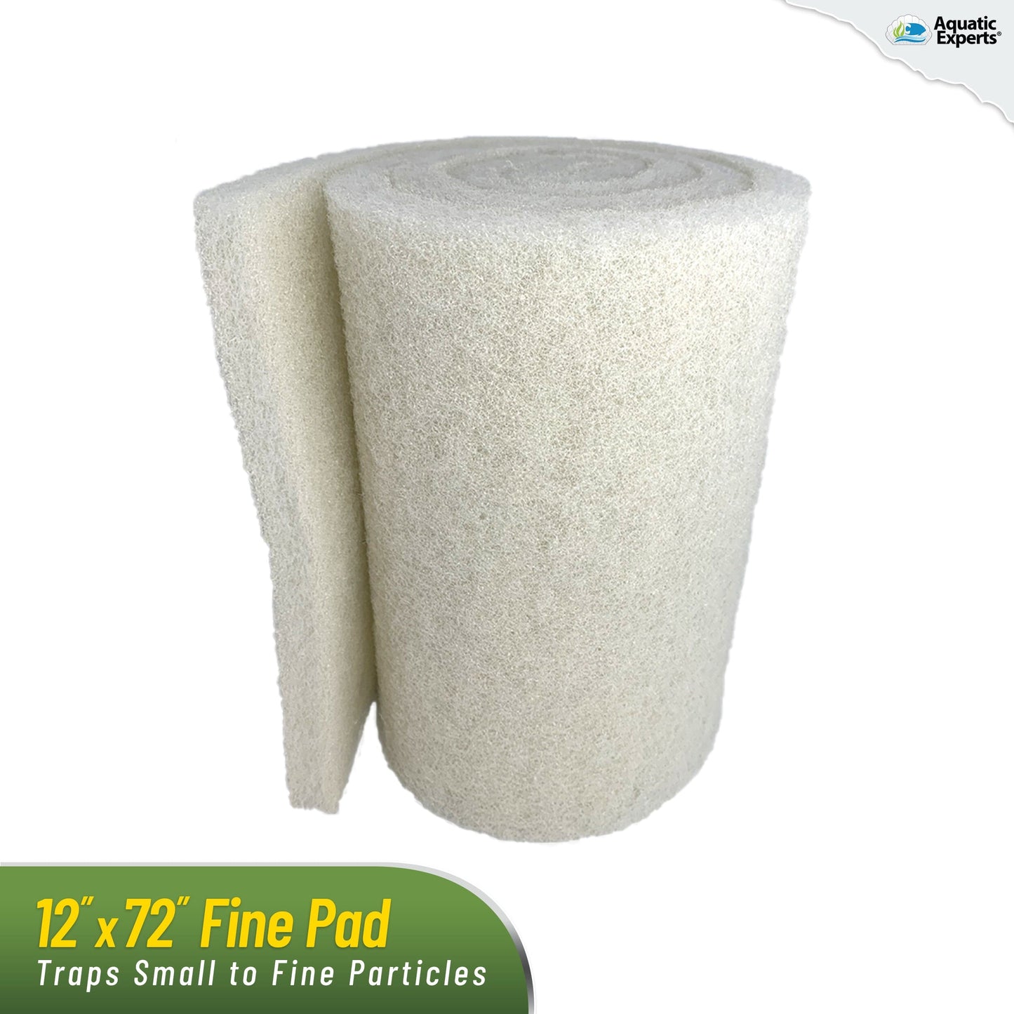 Pond Bundle - White Fine Filter Pad 12" x 72", Black Coarse FIlter Pad 12" x 72", 300 Count BioBalls with Mesh Bag
