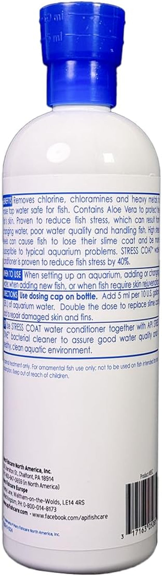 STRESS COAT Aquarium Water Conditioner 16-Ounce Bottle