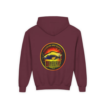 Youth Hoodie — Colorful Aquarium Fish Graphic Pullover