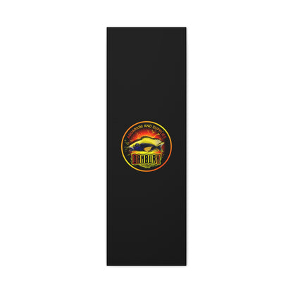 Danbury Aquarium Supplies Fish Logo Matte Canvas Print