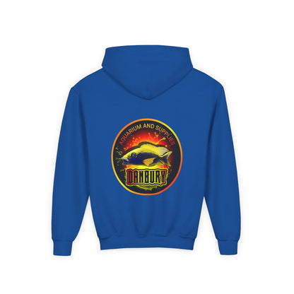 Youth Hoodie — Colorful Aquarium Fish Graphic Pullover