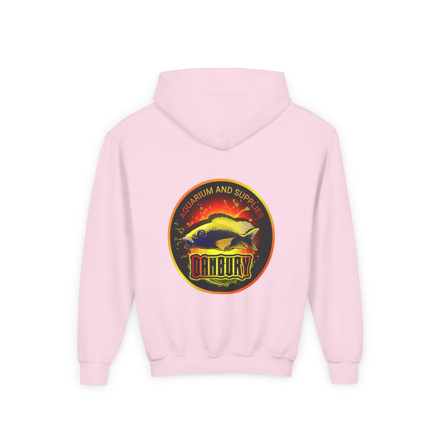 Youth Hoodie — Colorful Aquarium Fish Graphic Pullover
