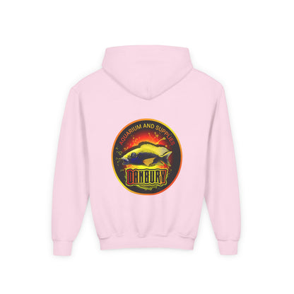 Youth Hoodie — Colorful Aquarium Fish Graphic Pullover