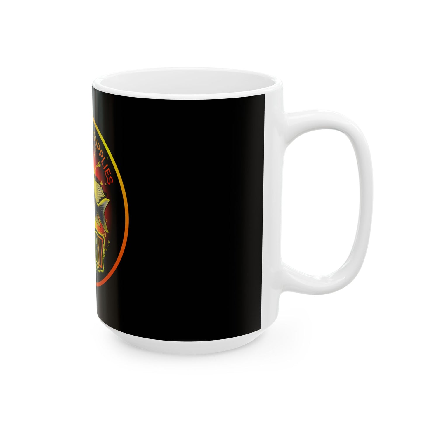 Danbury Aquarium & Supplies Ceramic Mug – Fish Logo Coffee Cup (11oz/15oz)