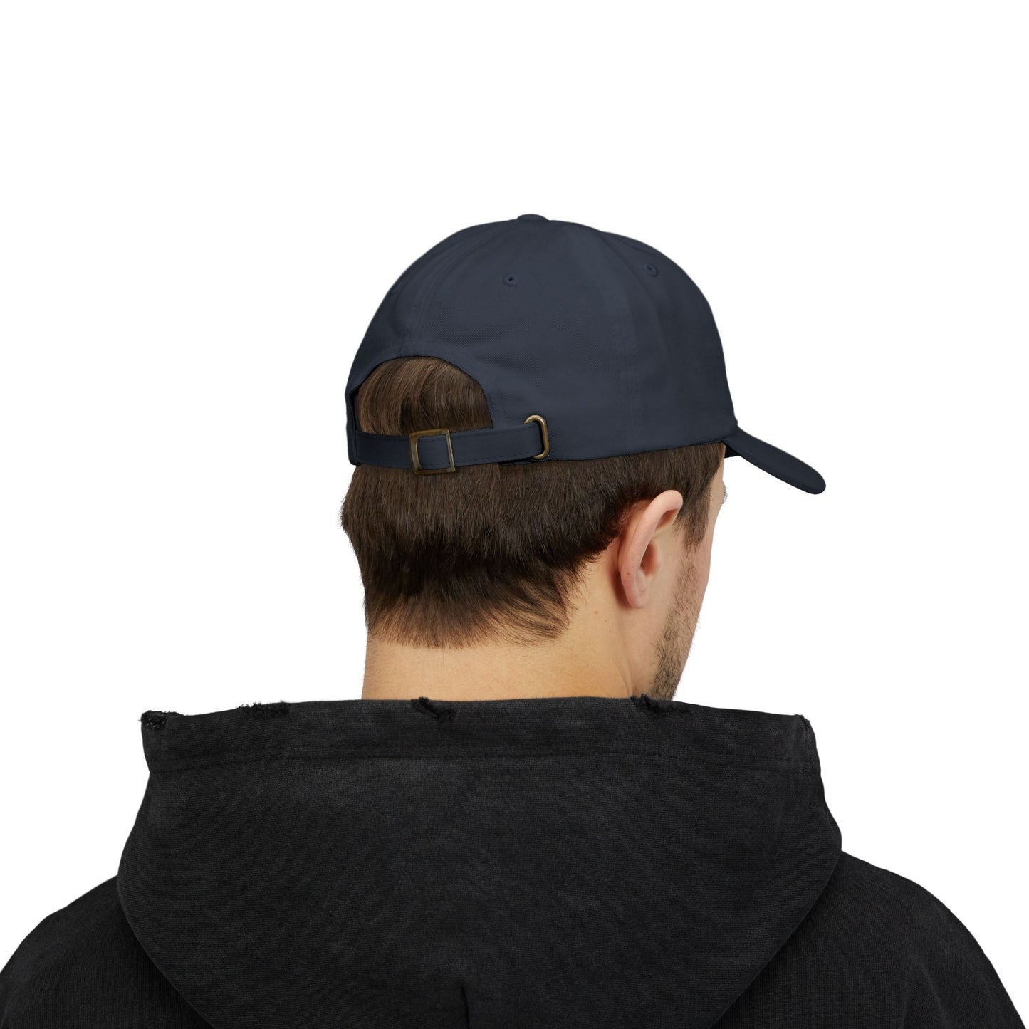 Danbury Aquarium Dad Cap — Embroidered White Baseball Hat