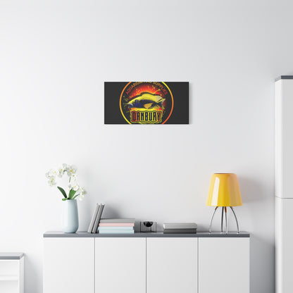Danbury Aquarium Supplies Fish Logo Matte Canvas Print