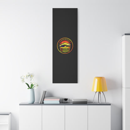 Danbury Aquarium Supplies Fish Logo Matte Canvas Print
