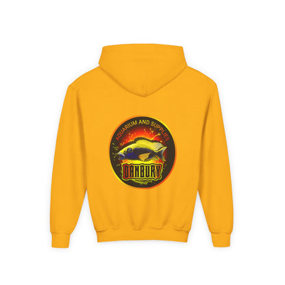 Youth Hoodie — Colorful Aquarium Fish Graphic Pullover