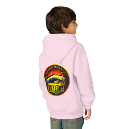 Youth Hoodie — Colorful Aquarium Fish Graphic Pullover