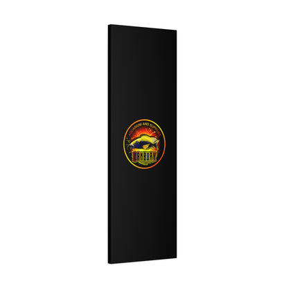 Danbury Aquarium Supplies Fish Logo Matte Canvas Print