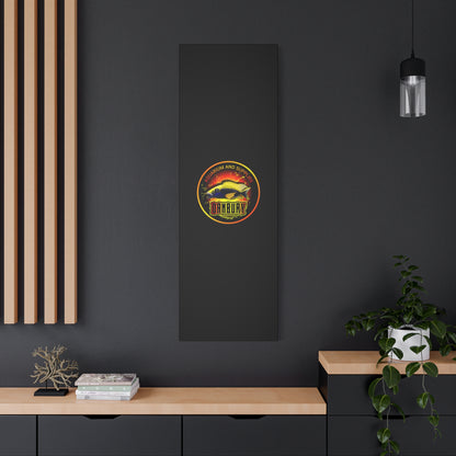 Danbury Aquarium Supplies Fish Logo Matte Canvas Print