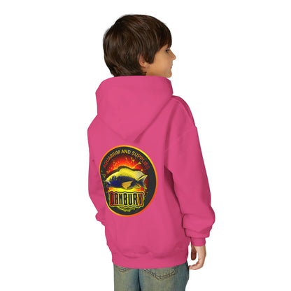 Youth Hoodie — Colorful Aquarium Fish Graphic Pullover