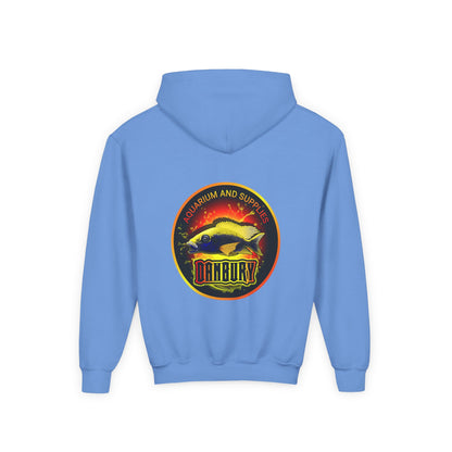 Youth Hoodie — Colorful Aquarium Fish Graphic Pullover