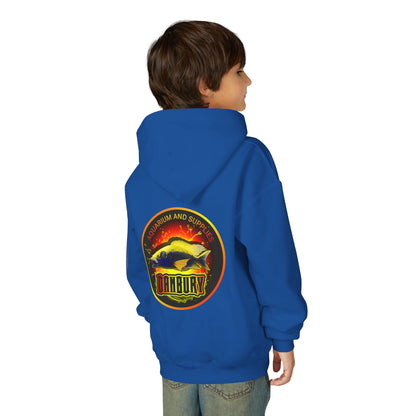 Youth Hoodie — Colorful Aquarium Fish Graphic Pullover
