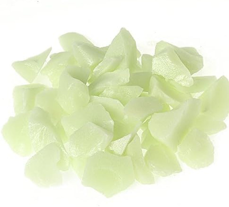 Vibrant Glow in the Dark Decorative Stones - Enchanting Yellow Green Pebbles for Aquariums, Succulent Gardens, and Unique Gifts (15-22mm)