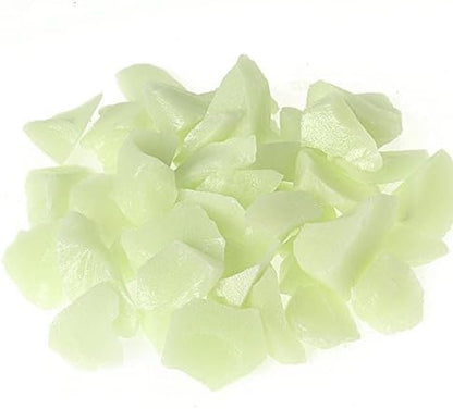 Vibrant Glow in the Dark Decorative Stones - Enchanting Yellow Green Pebbles for Aquariums, Succulent Gardens, and Unique Gifts (15-22mm)