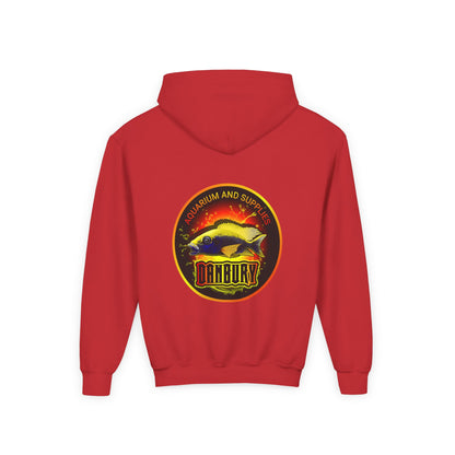 Youth Hoodie — Colorful Aquarium Fish Graphic Pullover