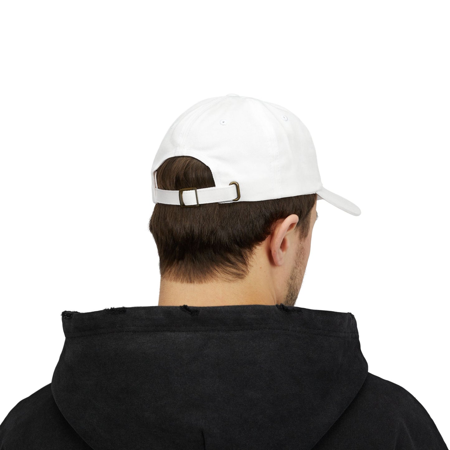 Danbury Aquarium Dad Cap — Embroidered White Baseball Hat