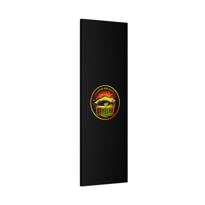 Danbury Aquarium Supplies Fish Logo Matte Canvas Print