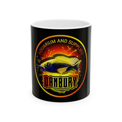 Danbury Aquarium & Supplies Ceramic Mug – Fish Logo Coffee Cup (11oz/15oz)