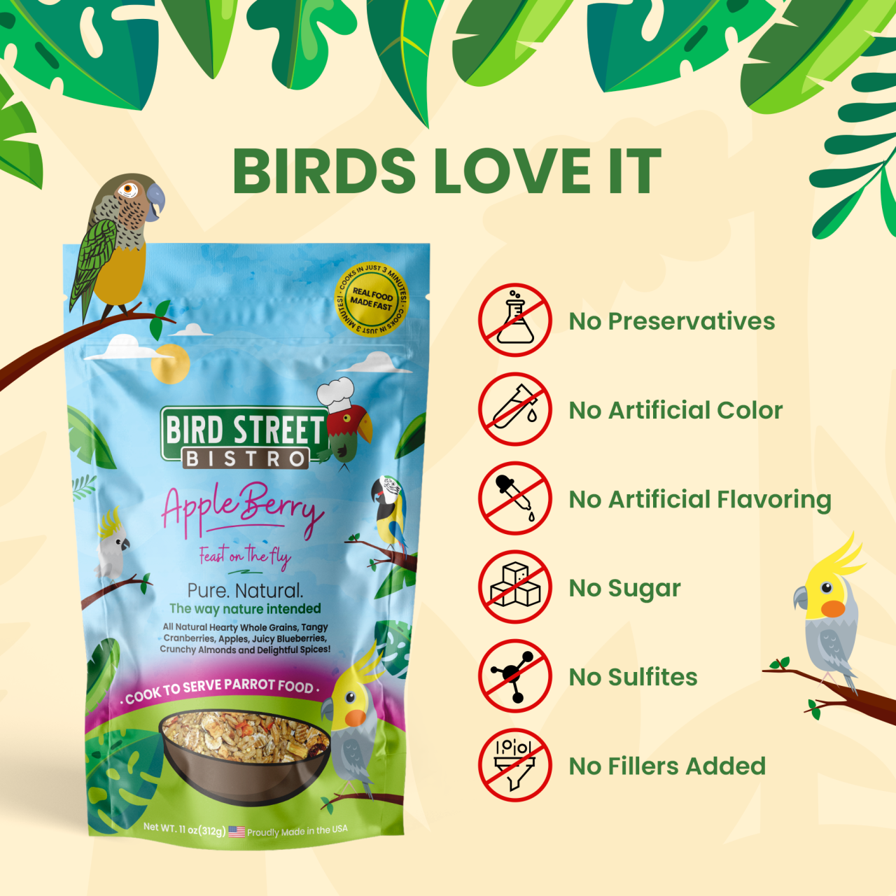 Parrot Food Super-Pack
