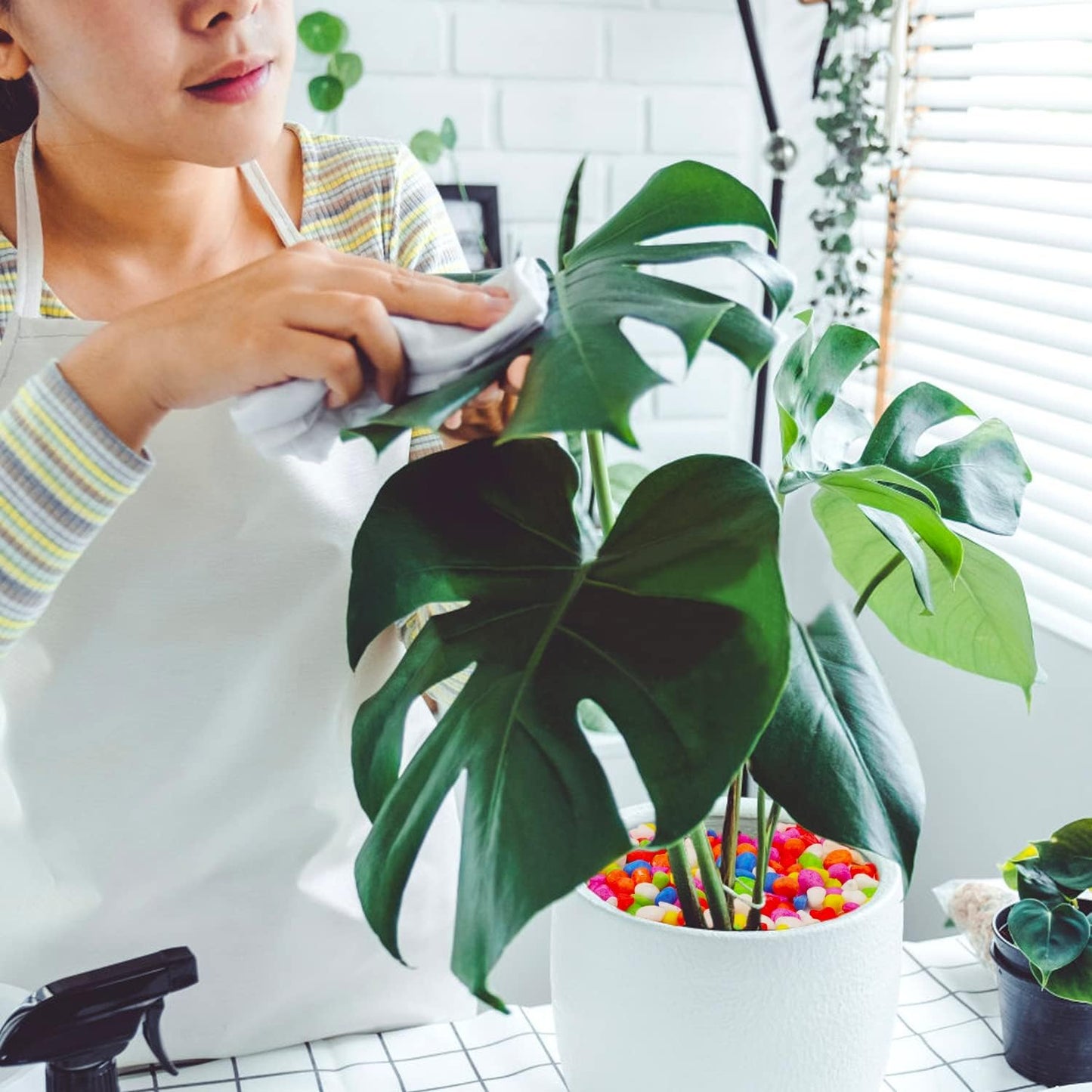 Vibrant 2.2 Lb Mini Rainbow Gravel Pebbles - Perfect for Aquariums, Succulents, Bonsai, and Home Decor (8-12mm)