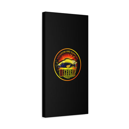 Danbury Aquarium Supplies Fish Logo Matte Canvas Print