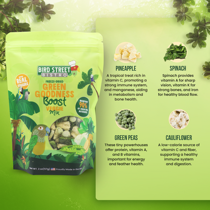 Green Goodness Boost - Parrot Veggies Mix