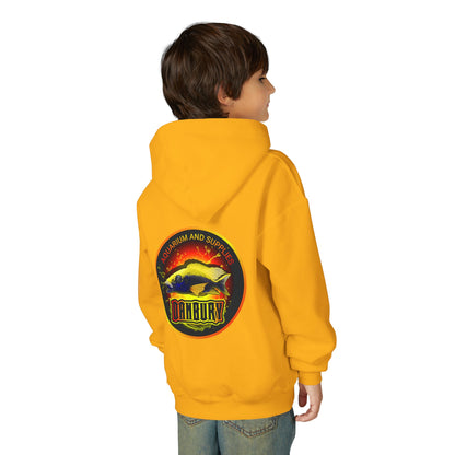 Youth Hoodie — Colorful Aquarium Fish Graphic Pullover