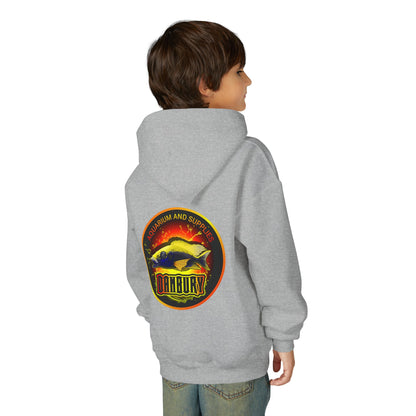 Youth Hoodie — Colorful Aquarium Fish Graphic Pullover