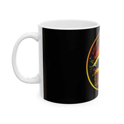 Danbury Aquarium & Supplies Ceramic Mug – Fish Logo Coffee Cup (11oz/15oz)