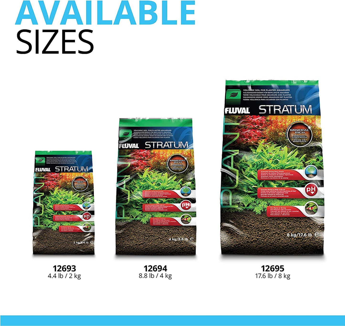 Premium Plant and Shrimp Stratum for Freshwater Aquariums - 8.8 lbs of Ideal Substrate for Thriving Plant Growth and Balanced pH