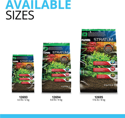Premium Plant and Shrimp Stratum for Freshwater Aquariums - 8.8 lbs of Ideal Substrate for Thriving Plant Growth and Balanced pH