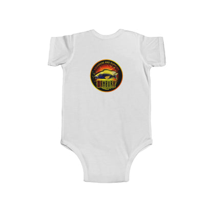 Infant Bodysuit with Colorful Tropical Fish Print — Cute Baby Ocean Onesie