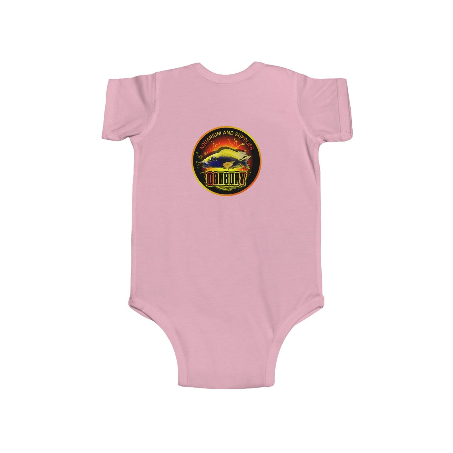 Infant Bodysuit with Colorful Tropical Fish Print — Cute Baby Ocean Onesie