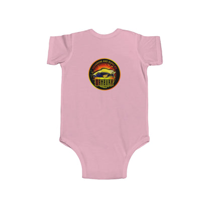 Infant Bodysuit with Colorful Tropical Fish Print — Cute Baby Ocean Onesie
