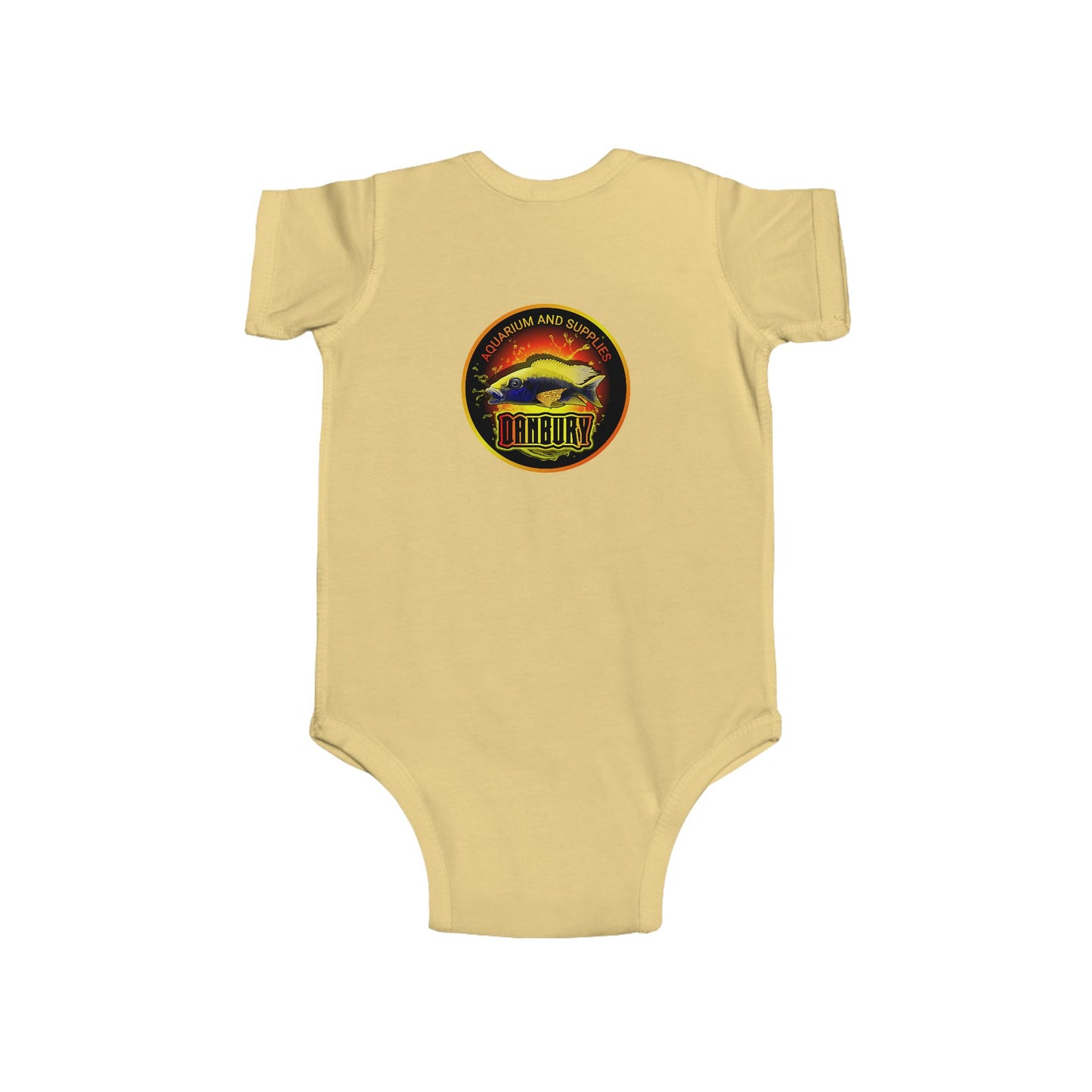 Infant Bodysuit with Colorful Tropical Fish Print — Cute Baby Ocean Onesie