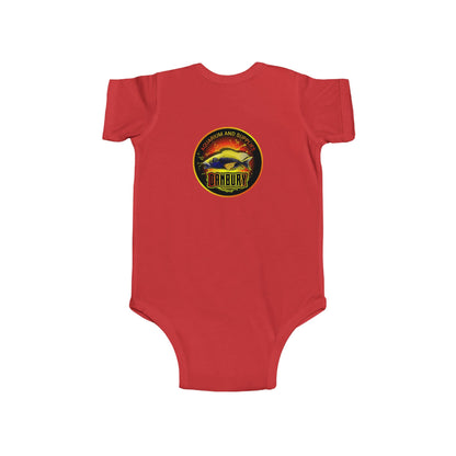 Infant Bodysuit with Colorful Tropical Fish Print — Cute Baby Ocean Onesie