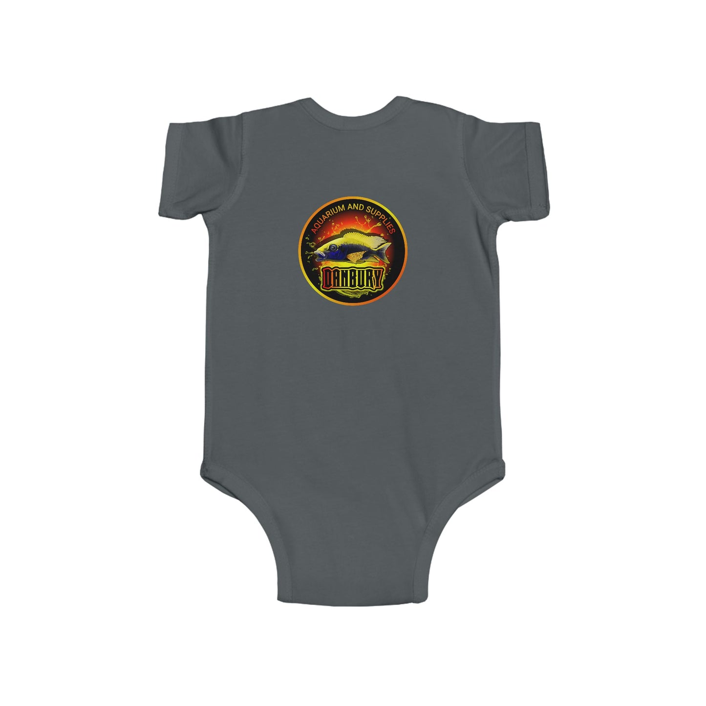Infant Bodysuit with Colorful Tropical Fish Print — Cute Baby Ocean Onesie