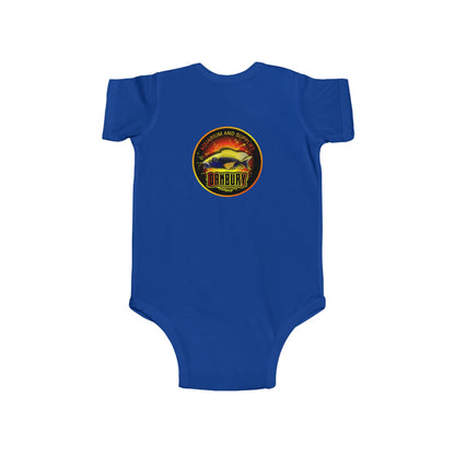 Infant Bodysuit with Colorful Tropical Fish Print — Cute Baby Ocean Onesie