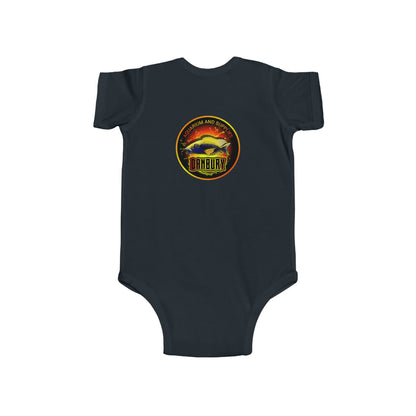 Infant Bodysuit with Colorful Tropical Fish Print — Cute Baby Ocean Onesie