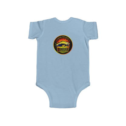 Infant Bodysuit with Colorful Tropical Fish Print — Cute Baby Ocean Onesie