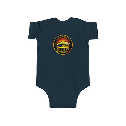 Infant Bodysuit with Colorful Tropical Fish Print — Cute Baby Ocean Onesie