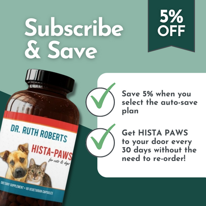 Hista Paws – with Quercetin for Dogs and Cats