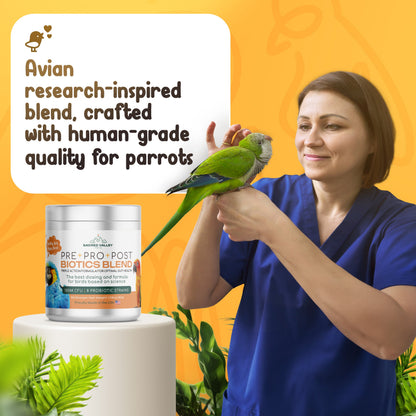 Organic Pre+Pro+Post Biotics Blend for Parrots - 1.06oz