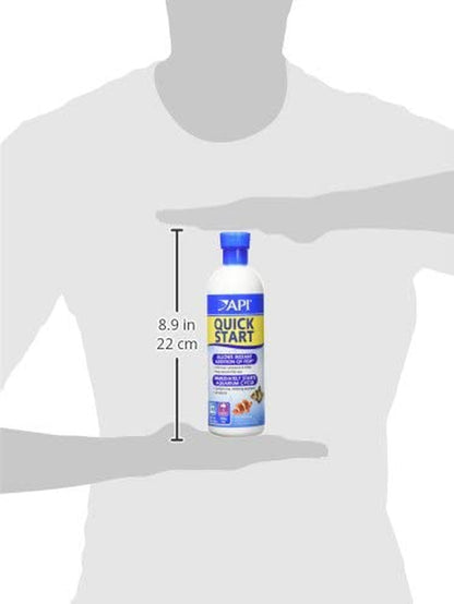 QUICK START Freshwater and Saltwater Aquarium Nitrifying Bacteria 16-Ounce Bottle