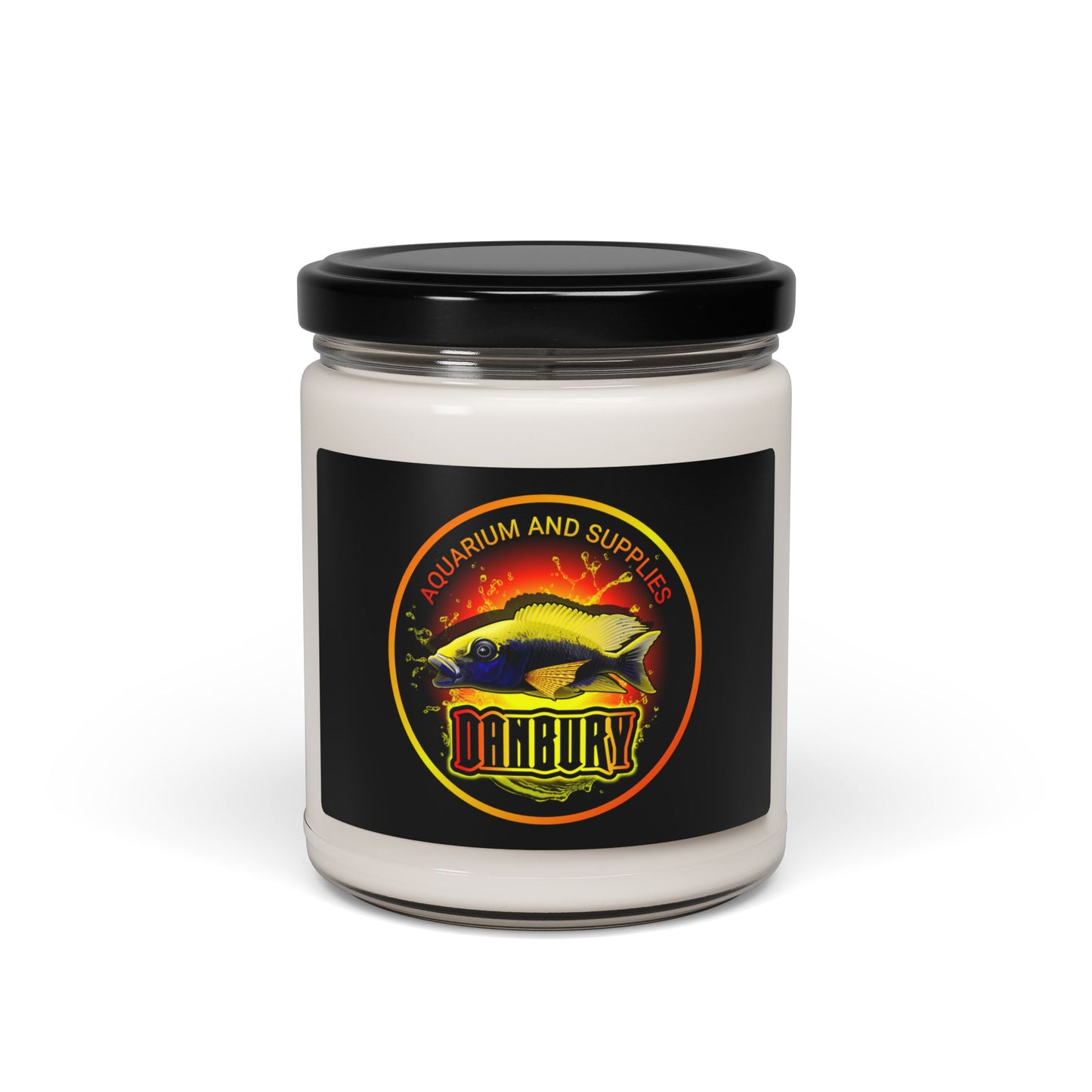 Danbury Aquarium Logo Scented Soy Candle — 9oz Jar