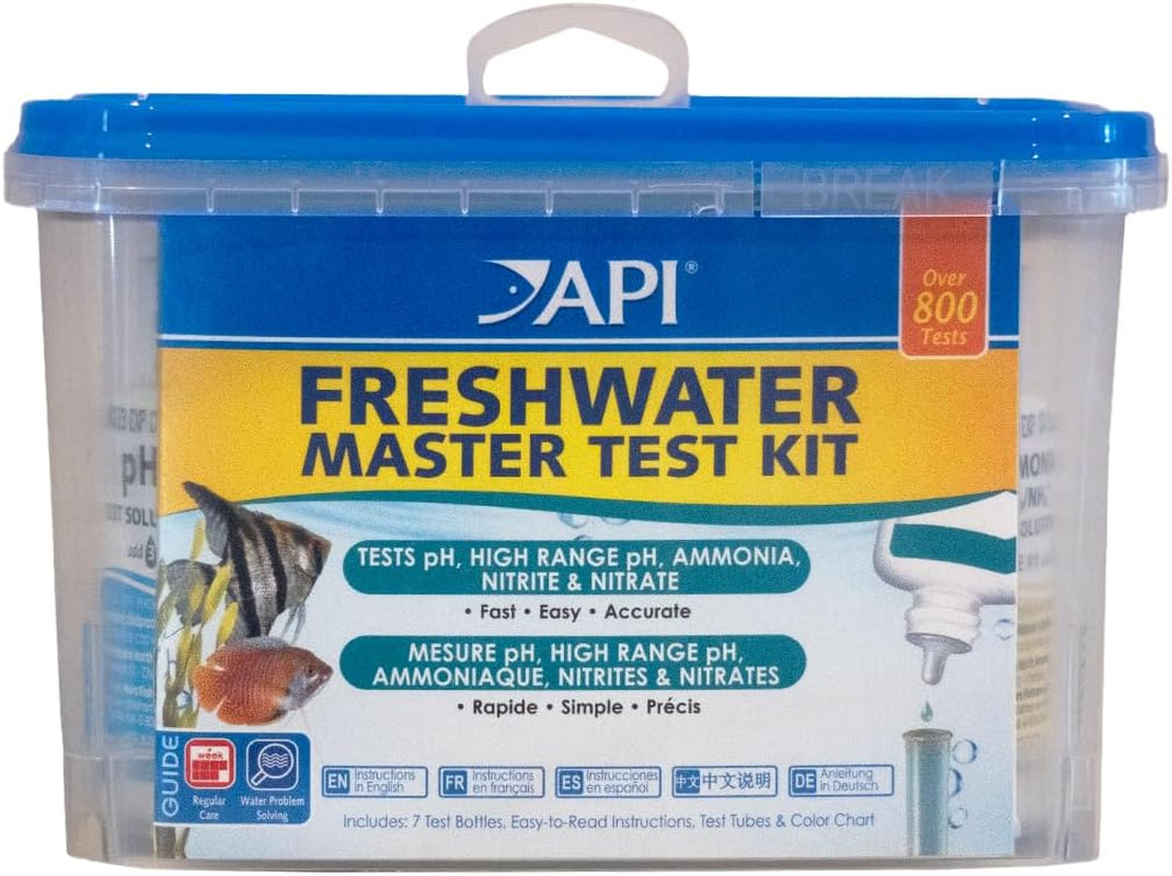 Ultimate Freshwater Aquarium Master Test Kit - 800 Tests for Crystal Clear Water!