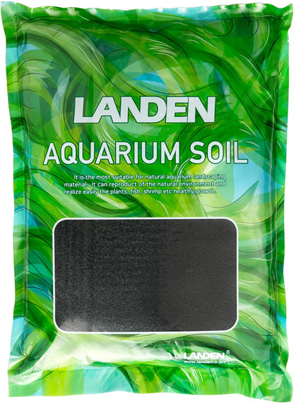 Aqua Soil Substrate for Natural Planted Aquarium, Plant or Shrimp Stratum, Clay Gravel and Stable Porous Substrate for Freshwater Aquarium, Black Color 40Lbs
